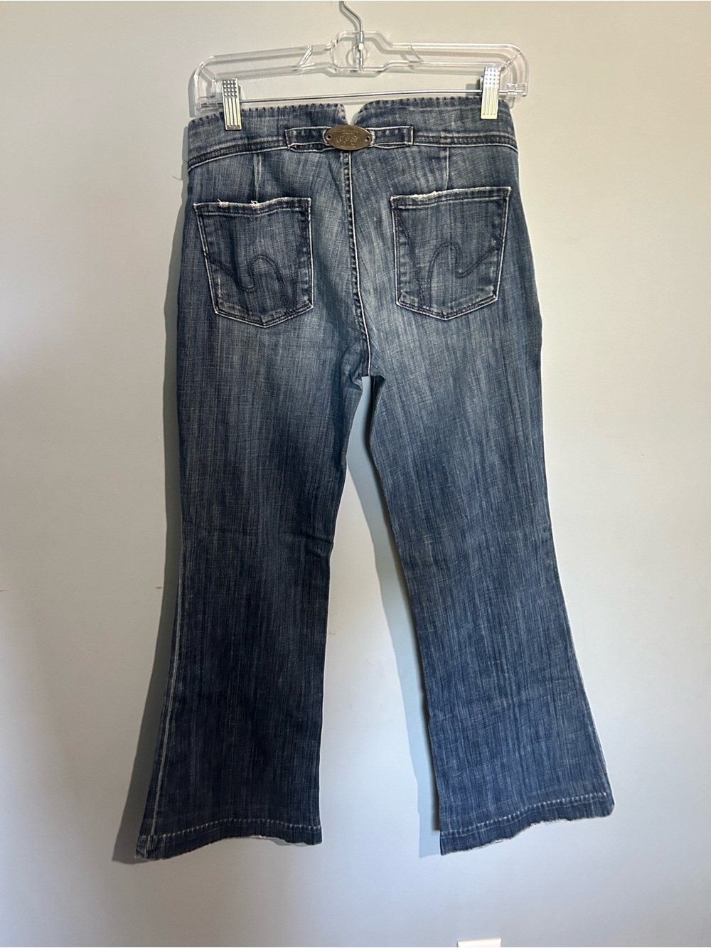 Citizens Of Humanity Washed Blue Flare Jeans